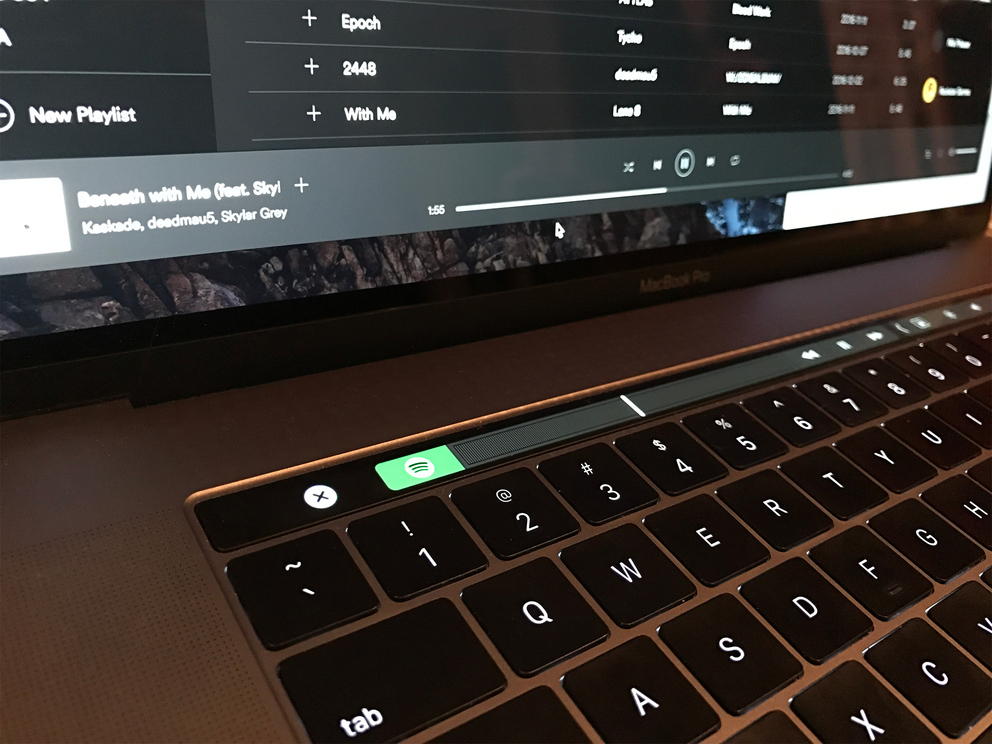 touch bar app for microsoft office mac 2016